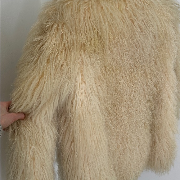 Vintage 70s Shaggy Mongolian Fur Coat - Picture 3 of 6